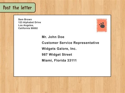 Formal Letter Envelope Address Format Armando Friends Template