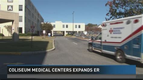 Coliseum Medical Centers Expands Er Wmaz Com