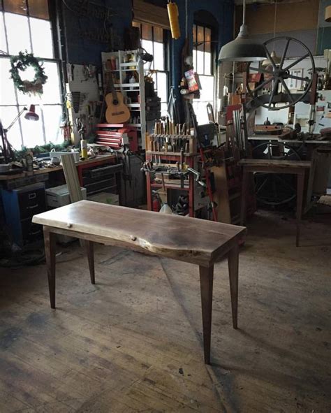 Check spelling or type a new query. anvilgoods | Solid walnut writing desk featuring a live ...