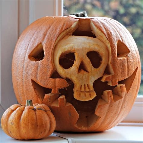 Skeleton Hand Pumpkin Carving