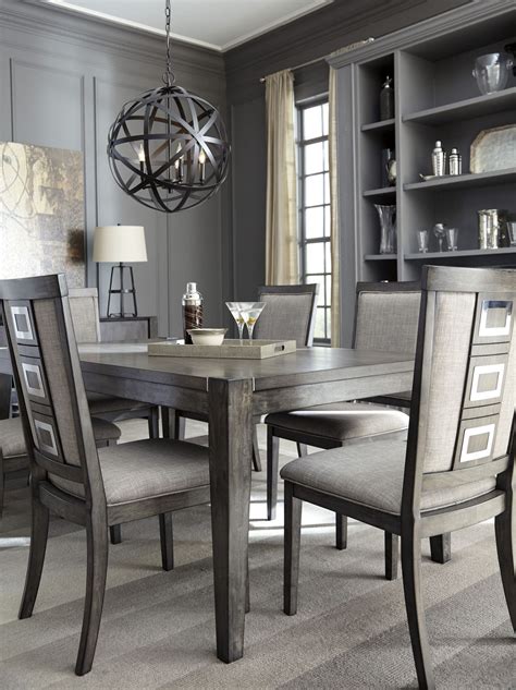 Chadoni Gray Rectangular Extendable Dining Table From Ashley Coleman