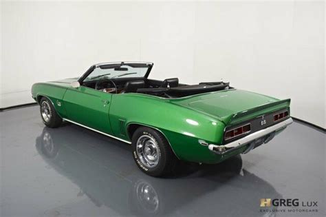 1969 Chevrolet Camaro Green For Sale Photos Technical Specifications