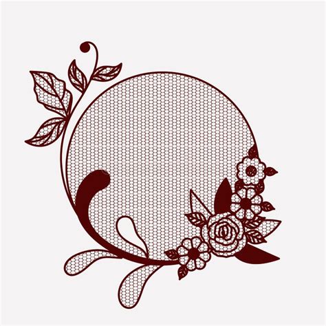 Flowers In Circle Ornament Stock Vector Illustration Of Flower 84941308