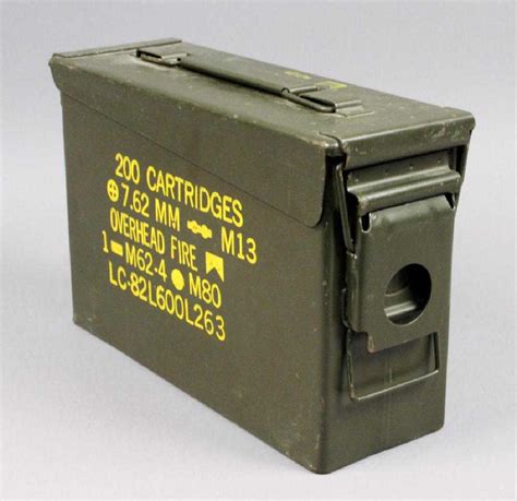 200 Cartridge Metal Ammo Can 762 Mm M13