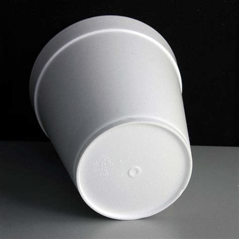 Polystyrene comes in pleasing shapes but where does it end up? White 24oz Polystyrene Foam Deli Pots