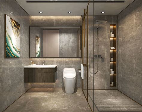 Modern Luxury Bathroom 3d Model Cgtrader