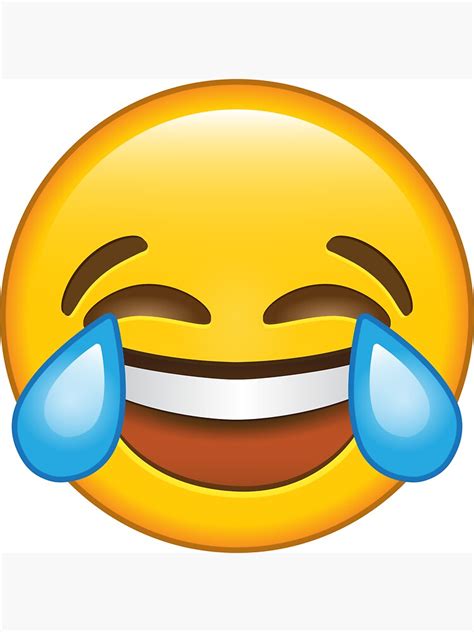 Laughing is a beautiful action, and you can show how much you're laughing with emojis. "Laughing Crying/Tears of joy Emoji" Sticker by stylecomfy ...