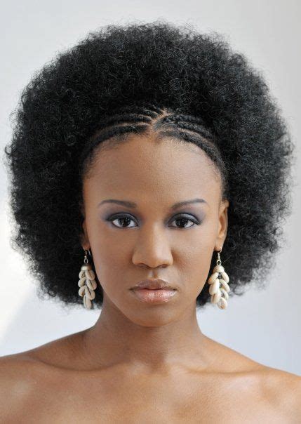 Cornrows And An Afro Hair Beauty Natural Hair Styles Hair Inspiration
