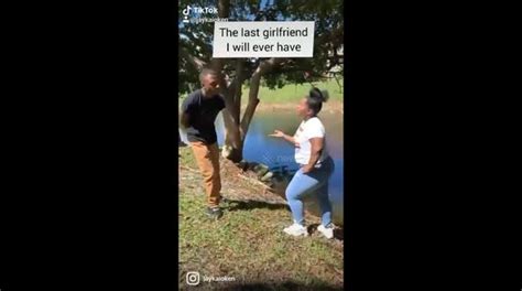 Man Pushes Girlfriend Into Lake In Prank Gone Wrong Buy Sell Or Upload Video Content With