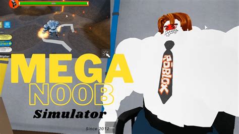 Mega Noob Simulator How To Become Strong Roblox Defeat The Boss