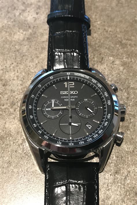 Seiko Ssb097 Meca Quartz Chronograph Nice Speedy Style Chrono