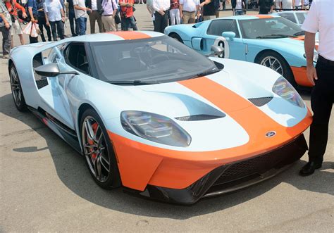 2019 Ford Gt Heritage Edition Wears Famous Gulf Oil Livery 2020 Gt