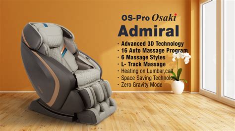 osaki os pro admiral massage chair living spinal