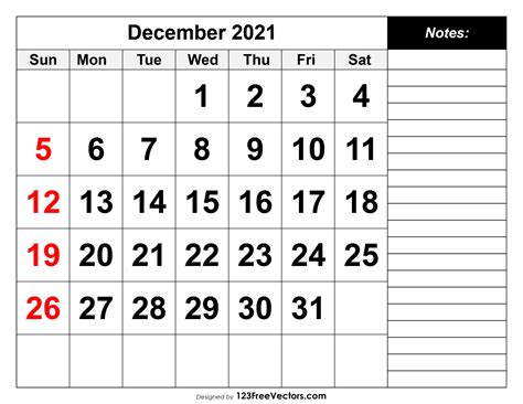 December 2021 11 X 17 Calendar Printable Example Calendar Printable