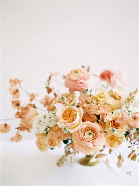 Rose gold is a mixture of pure gold and alloys of silver and copper. Rose Gold and Peach Minimalist Wedding Inspiration
