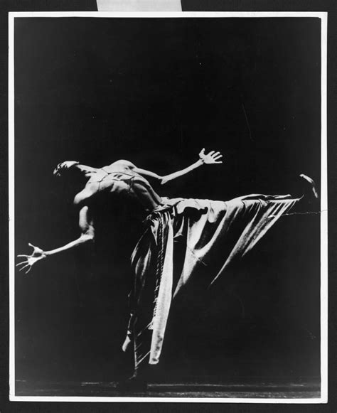 Alvin Ailey Performing His Work Hermit Songs Photographed By Jack