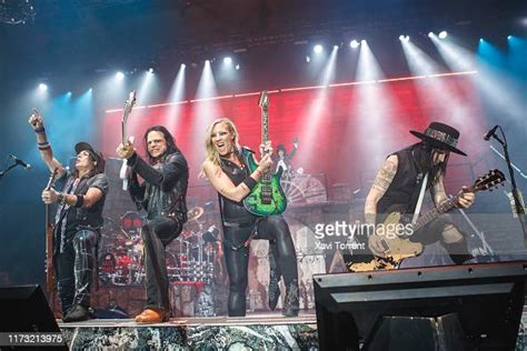 Ryan Roxie Chuck Garric Nita Strauss And Tommy Henriksen Perform On