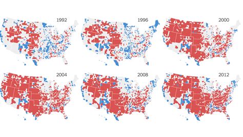 How Large Is The Divide Between Red And Blue America The New York Times