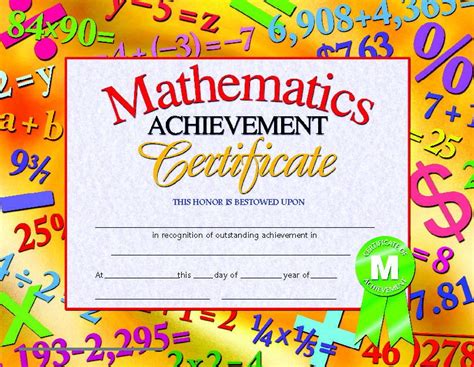 New Math Award Certificate Templates Amazing Certificate Template Ideas