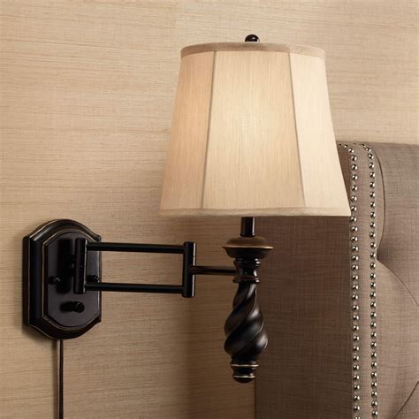 Shop with afterpay on eligible items. Kenny Restoration Bronze Swing Arm Wall Lamp - | Wall ...