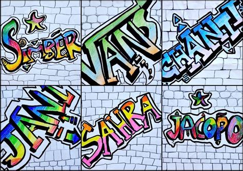 Name In Graffiti Style Graffiti Names Art Lessons Middle School
