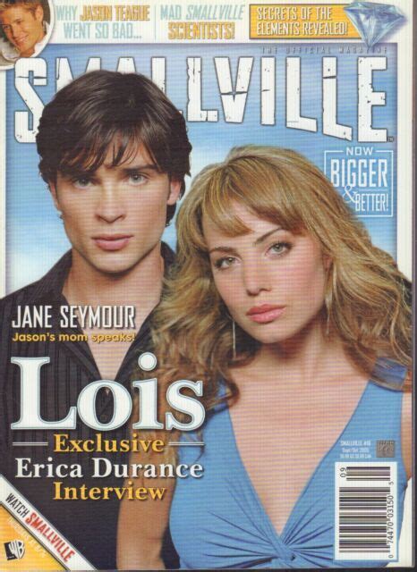 Smallville 10 Septemberoctober 2005 Tom Wellington Jane Seymour