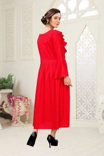 For Womens Beautiful Plain Gown Women Gown Gown Frock Simple Gown Ladies Gown Suit महिलाओं