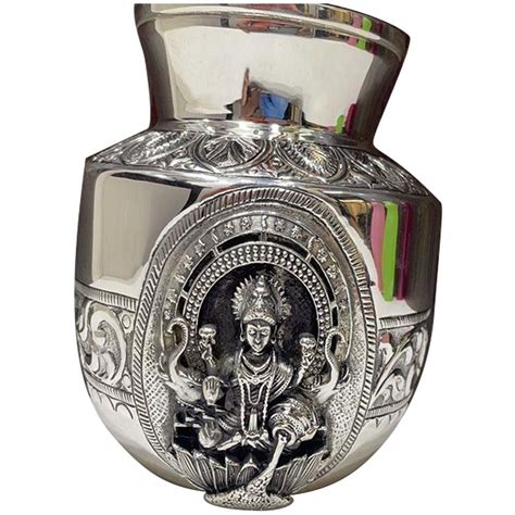 Polished 400gm Silver Laxmi Kalash At Rs 48000piece In Mysore Id