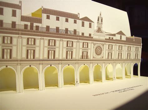 3d Popup Kirigami Postcards With Italian Monuments On Behance