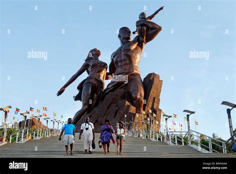 The African Renaissance Monument In Dakar Senegal Stock Photo Alamy