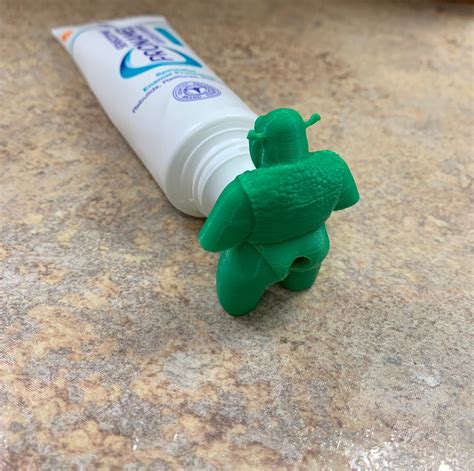 Shrek Pooping Toothpaste Topper With Free Cap Plug Etsy Uk