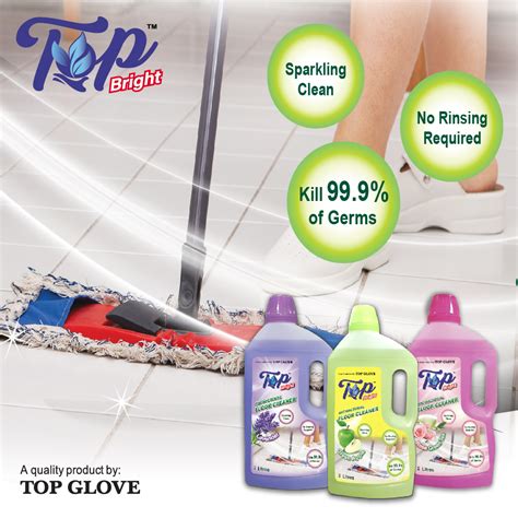 Top Bright Antibacterial Floor Cleaning Detergent Lavender 2 Litre