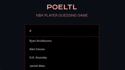 Poeltl Game Answer Today January 2024 Answer History Try Hard Guides