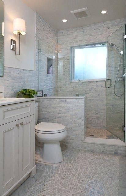 Avonite solid surface walled shower rooms in an educational setting. Walk In Shower Tile Ideas Half Wall Like The Not Bathroom ...
