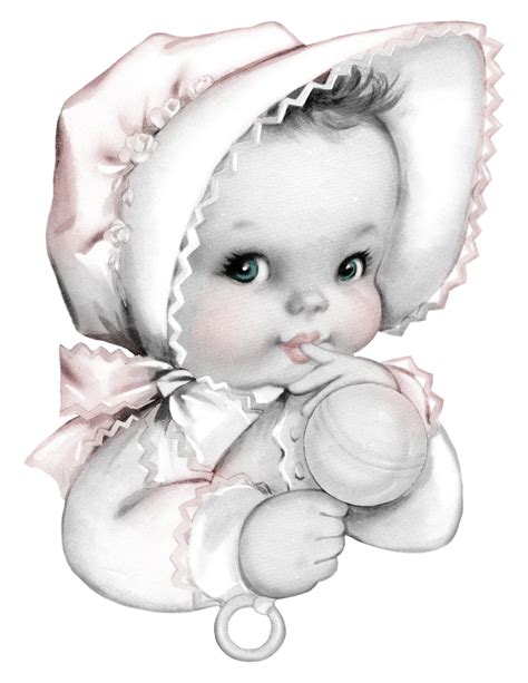 Free Vintage Baby Girl Graphics
