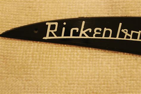 Rickenbacker Truss Rod Cover Lefty Black 330 360 325 4001
