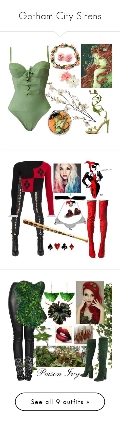 Gotham City Sirens By Kriss Amythest Liked On Polyvore Featuring Pier 1 Imports Versace
