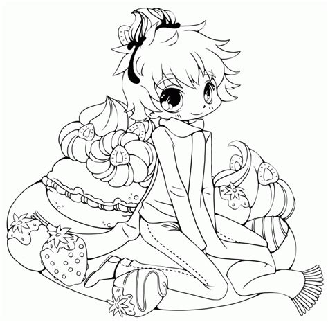 The anime world indeed feels more beautiful than the real world. Chibi Anime Coloring Pages - Coloring Home
