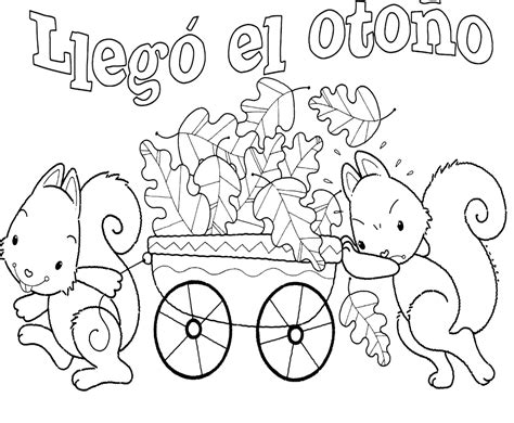 Dibujos Para Colorear En Otoño