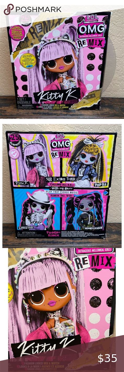 Lol Surprise Omg Remix Kitty K Fashion Doll With 25 Surprises Music