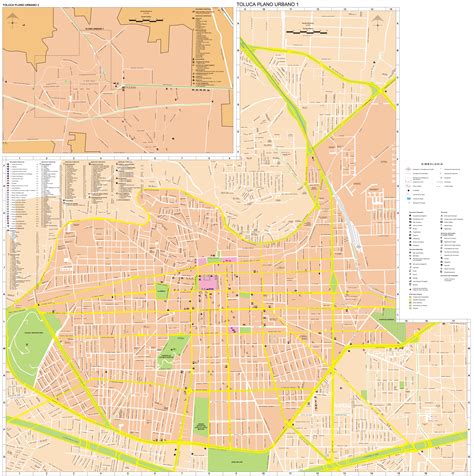 Toluca Map Full Size