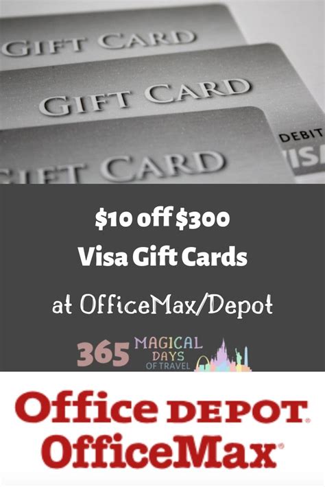 We did not find results for: OfficeMax/Depot Visa Gift Cards | 365 Magical Days of ...