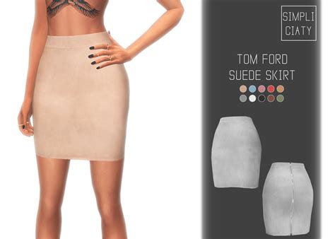 Tom Ford Suede Skirt Simpliciaty