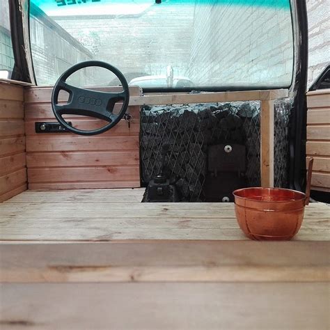 These Estonians Turned An Old Audi Into A Cozy Wood Fired Sauna By Adam Rang Estonian Saunas