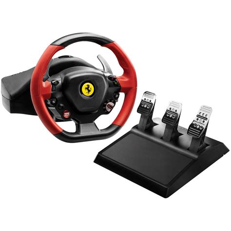 The connector was a round connector with a pin in the center, clearly not xbox one compatible. Thrustmaster 4460105 Xbox One Ferrari 458 Spider Racing Wheel and 4060056 T3PA Wide 3-Pedal Set ...
