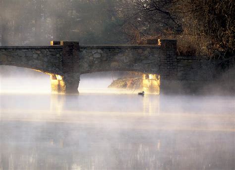 Misty Bridge Sunrise Photograph By Vicki Jauron Fine Art America