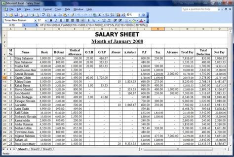 Looking For Excel Data Entry Salary Sheets By Nomikha88