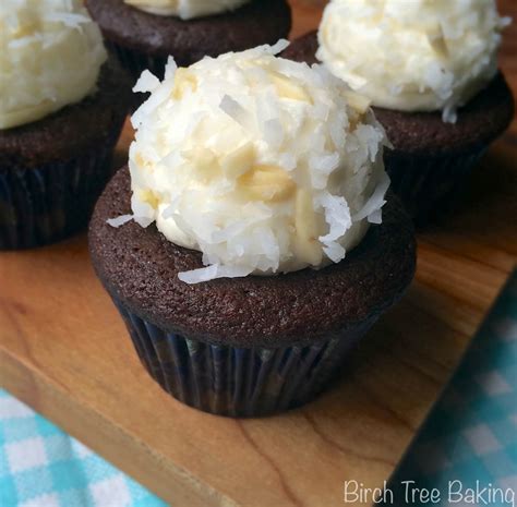 Almond Joy Cupcakes Birch Tree Baking