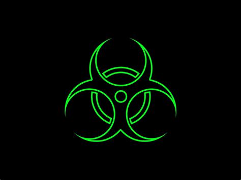 Biohazard Symbol Background Download Free | PixelsTalk.Net