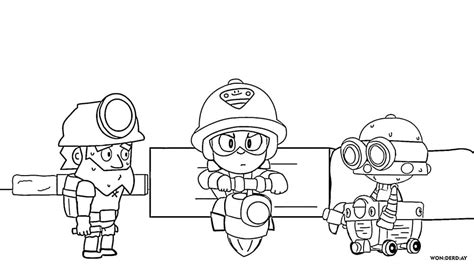 Video tutorial showing how to draw new ultra driller jacky brawl stars skin. Coloring Pages Jacky Brawl Stars. Print for free | WONDER DAY